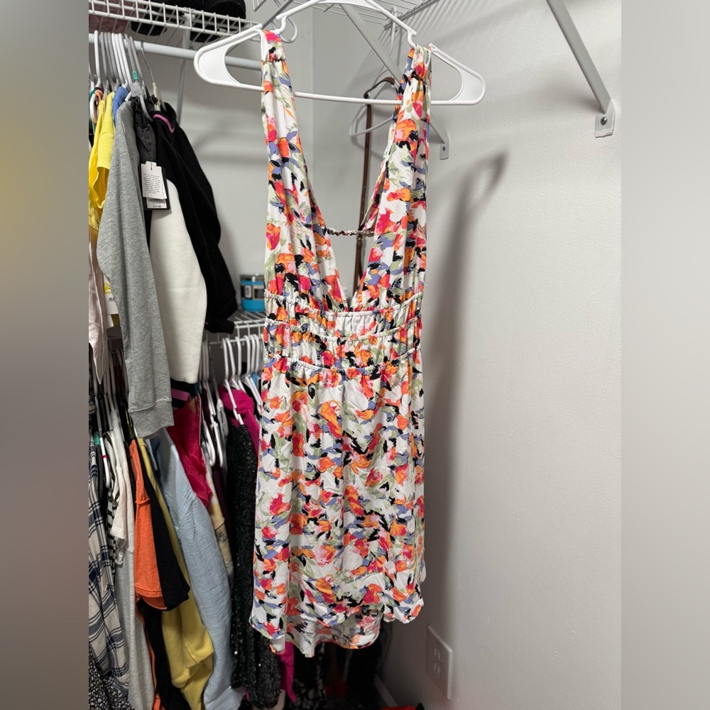 VERO MODA FLORAL PRINT MINI DRESS large